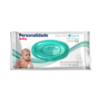 Toalha Umedecida Algodão e Água Personalidade Baby 50 un