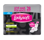 Absorvente LadySoft Noturno Com Abas com 28un.