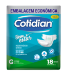 Fralda Adulto Cotidian Bem Estar