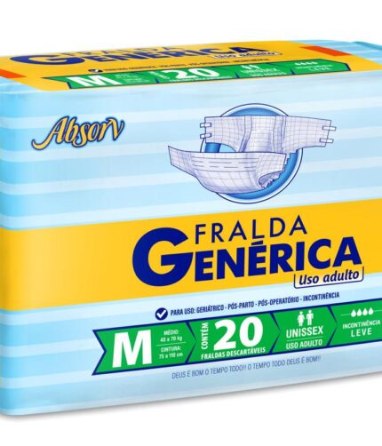 Fralda Adulto Genérica Absorv Economica